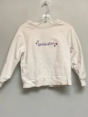 Ame & Lulu Kids Size 6 White Stars Cotton Girls Sweaters & Vests