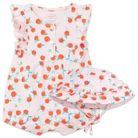 Carrément Beau All In One   Hat Spring 1 Newborn Apricot