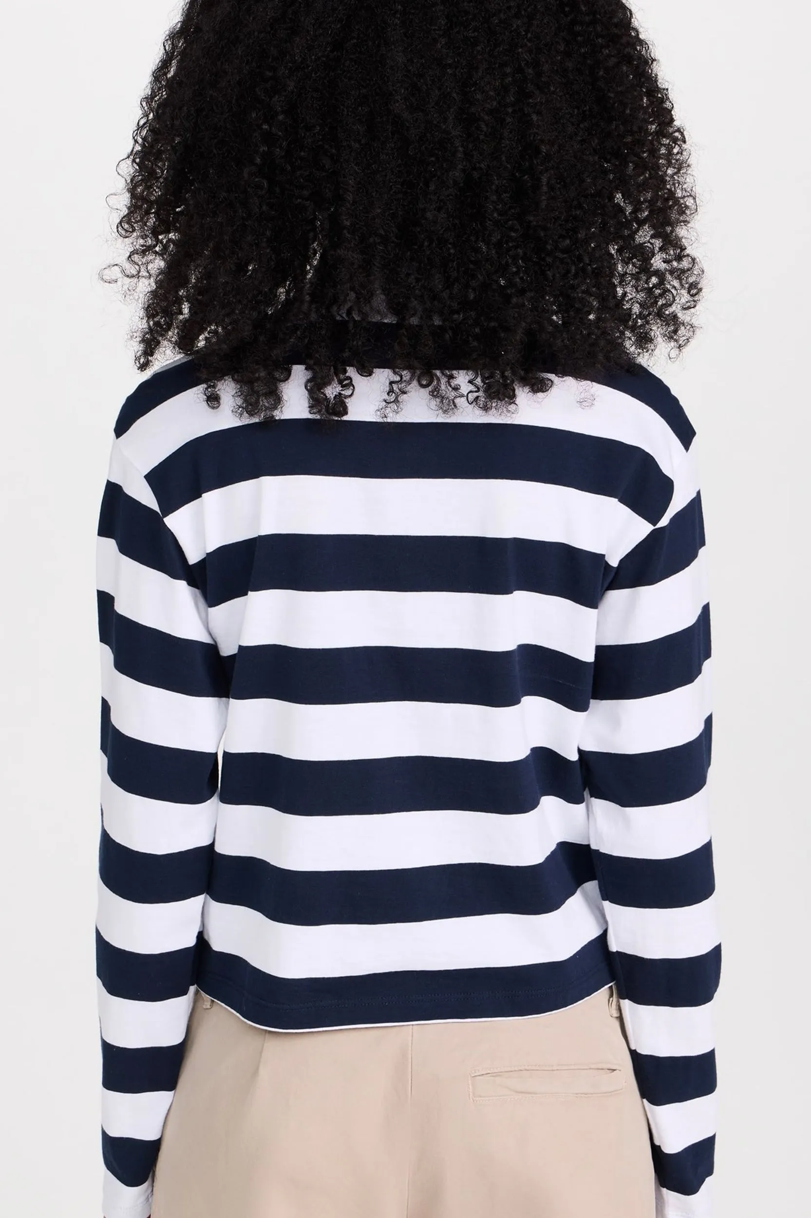 Classic Rugby Jersey Polo in Stripe
