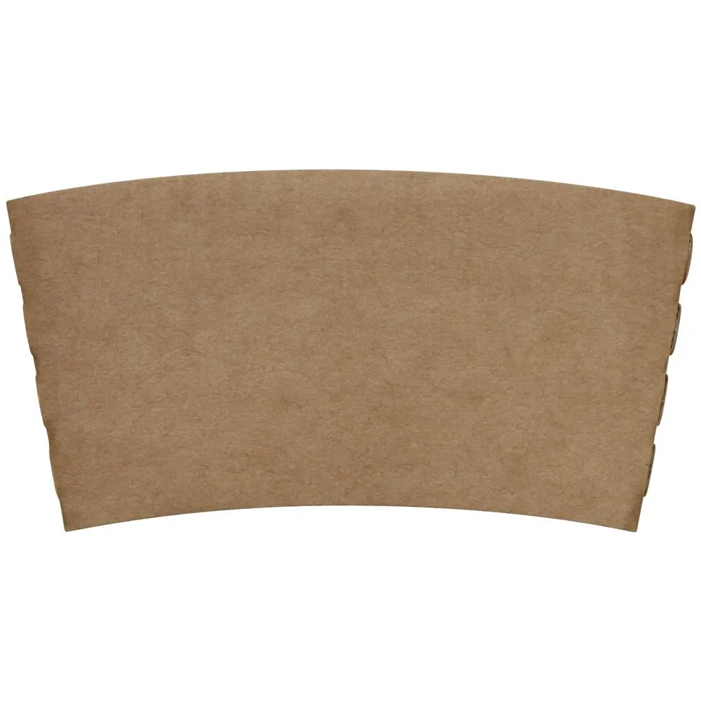 Coffee Sleeves -  Traditional Cup Jackets - Kraft - 1,000 ct