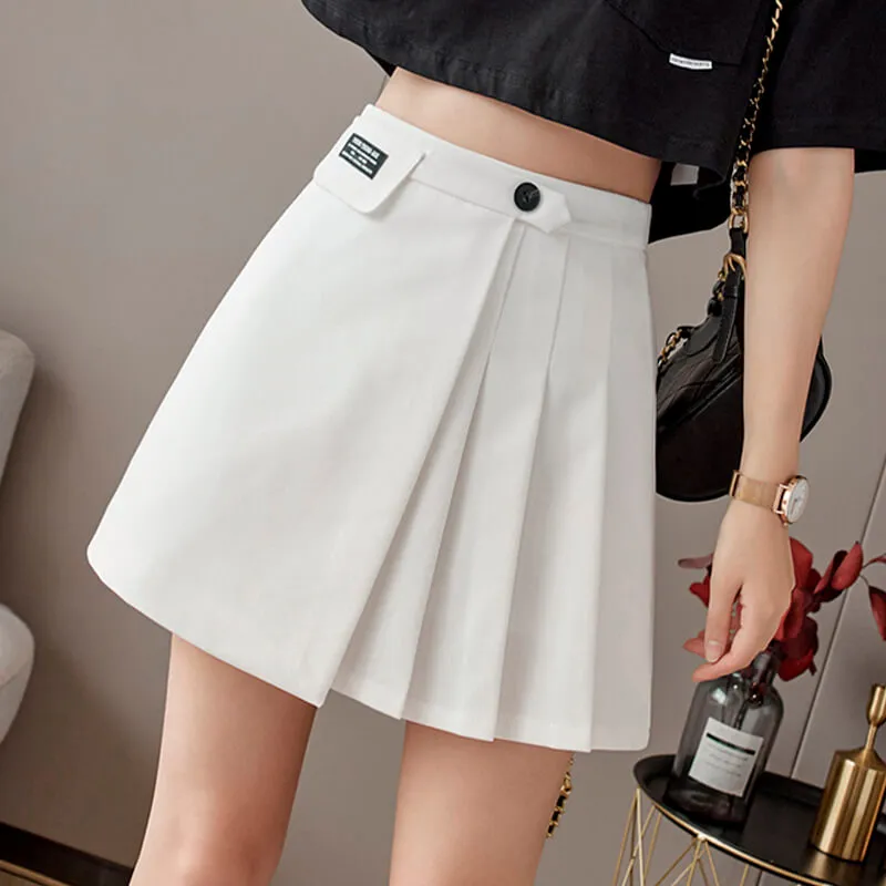 Half Pleated Japanese School Skirt
