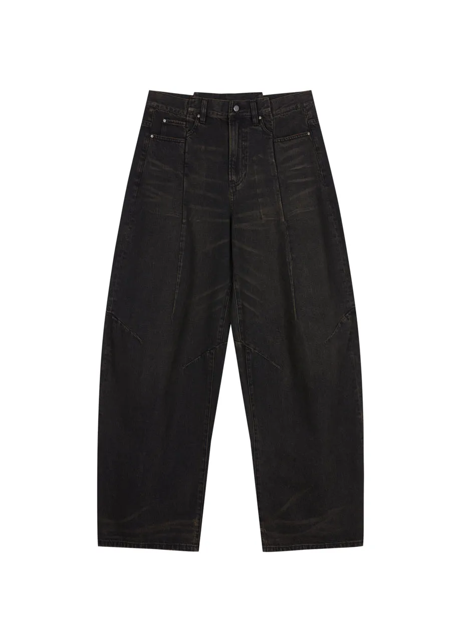 JNBY denim loose casual pants