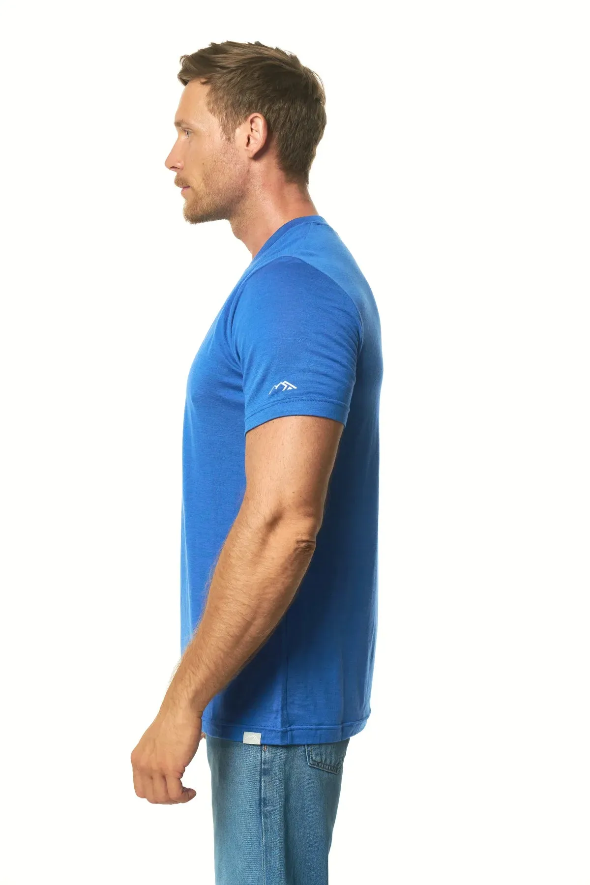 Men's Merino T-shirt 165 Cobalt Blue ( socks)