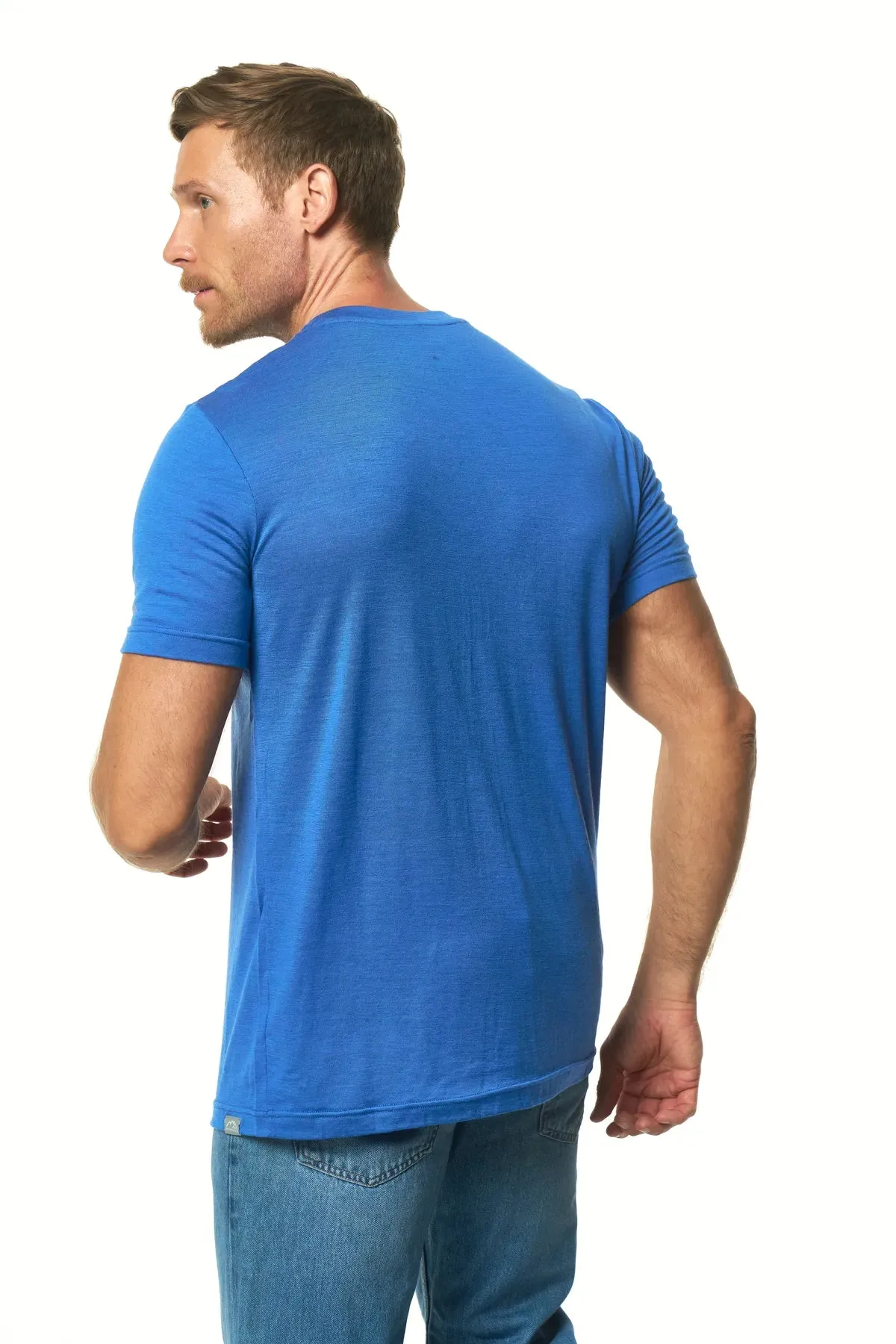 Men's Merino T-shirt 165 Cobalt Blue ( socks)