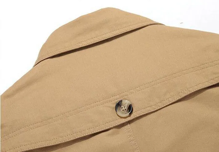 Men's Thick Fashion Style Single Breasted Windproof Warm Winter Coat