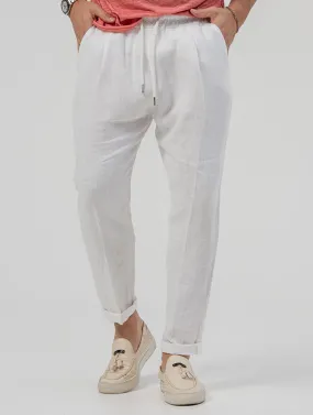 NIKO CASUAL PANTS IN WHITE