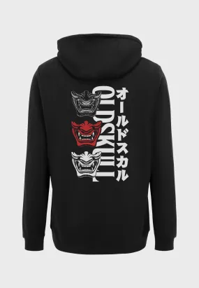 Oni Orgy Backprint Hoodie Black
