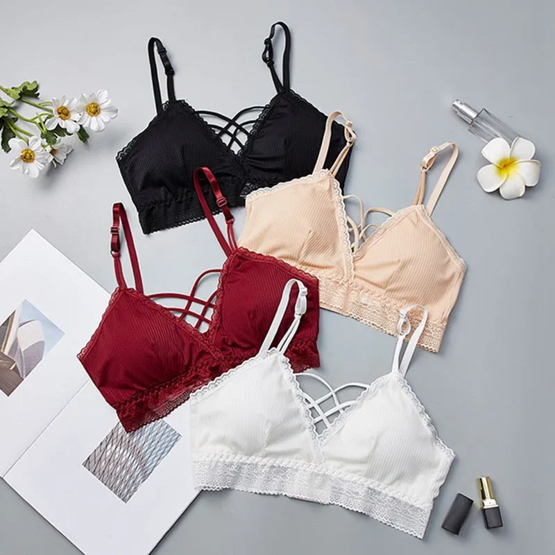Women Cropped Tops Bra