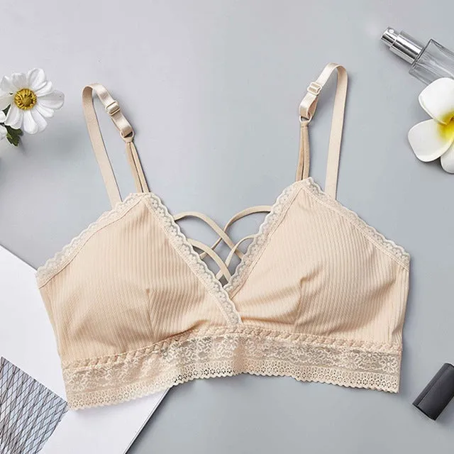 Women Cropped Tops Bra