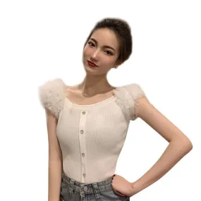 Women Fashion Off-the-shoulder T-shirt